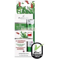   Floslek Pharma Szemgél Szemhéjakra és Szemalatti Táskákra Aloe Verával, 15ml