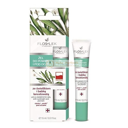 Floslek Lid- und Unter-Eyegel mit Augentrost und Wegerich