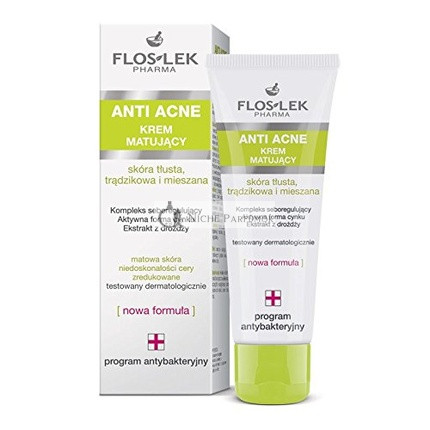 Floslek Pharma Anti Acne Mattító Arckrém 50ml