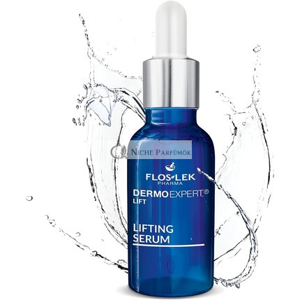 FLOSLEK Arcfeszesítő Szérum 30ml - Feszesít, Hidratál és Firmál - 30 Év Felettieknek - Minden Bőrtípusra - Bőrgyógyászatilag Tesztelt - Készült az EU-ban