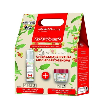 Floslek Adaptogén Ajándékcsomag Gyógyfüves Kivonat 30ml és Nappali Krém 50ml