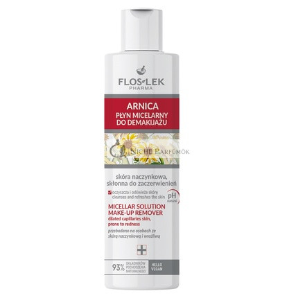 Floslek Arnica Micellenwasser zur Make-up-Entfernung für kapillare Haut, 225ml