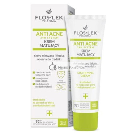 Anti-Akne 24h System Mattierende Creme 50ml Floslek
