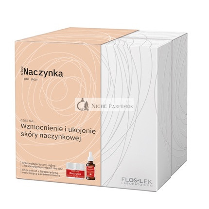 Floslekset Stop Capillaries Nährende Gesichtscreme 50ml und Konzentration zur Reduzierung von Farbabweichungen 30ml