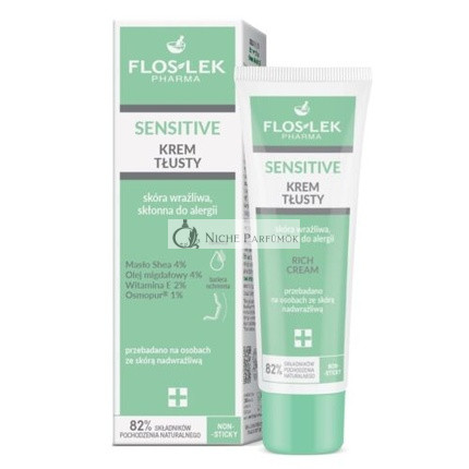 Floslek Érzékeny Bőrre Való Olajos Krém, 50ml