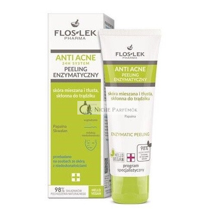 Floslek Anti Acne 24h Rendszer Enzimatikus Hámlasztó 50ml