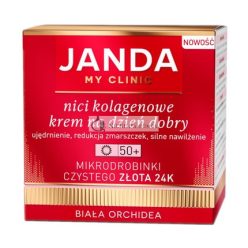   Jandan Kollagén Nappali Krém 50 Mikropartikulus Tiszta 24k Arannyal és Fehér Orchídiával, 50ml