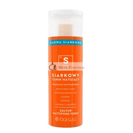 Barwa Schwefel Anti-Akne Mattierendes Gesichtswasser, 200 ml