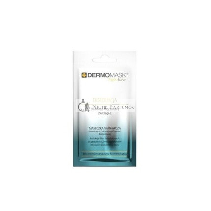 L'BIOTICA Dermomask Éjszakai Aktív Javító Arcmaszk Peelinggel, 12ml