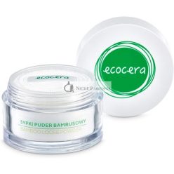   ECOCERA Bambusloses Puder Transparent für fettige und Mischhaut, hypoallergen, 100g