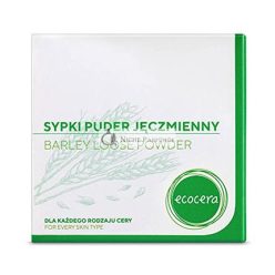   Ecocera Gerstenloses Puder 15g Transparenter Gesichtspuder für Alle Hauttypen - Mattierendes Make-up Fixierpuder