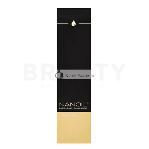 Nanoil Micellar Shampoo Keratin Reinigungsshampoo für geschädigtes Haar 300 ml
