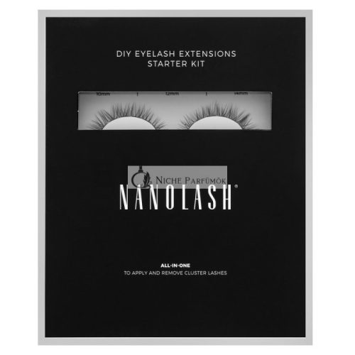 Nanolash DIY Eyelash Extensions Starter Kit Set zur Wimpernverlängerung für zu Hause Classy