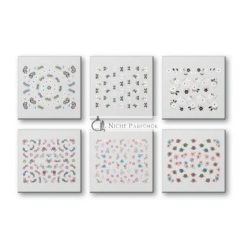 Top Choice Köröm Művészet Matricák 6 Darab