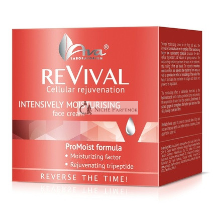 Ava Laboratorium ReVival Intensiv Feuchtigkeitsspendende Gesichtscreme ProMoist Formel, 50 ml