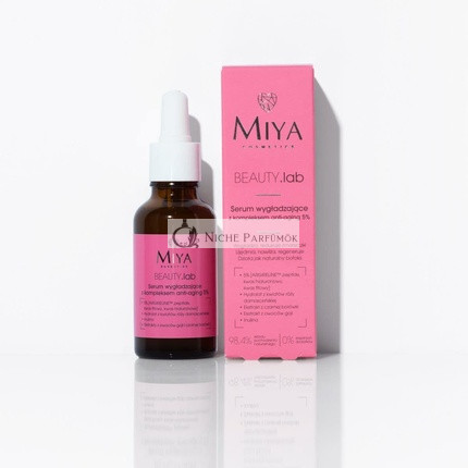 MIYA Cosmetics BEAUTY.Lab Glättendes Serum mit Anti-Aging-Komplex 5% 30ml