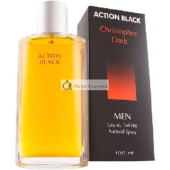   Christopher Dark Action Black Eau de Toilette für Männer, 100 ml