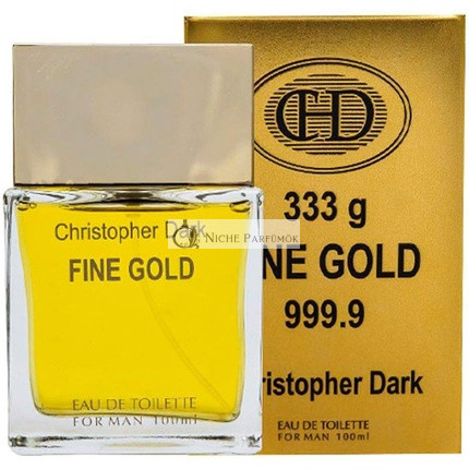 Christopher Dark Fine Gold Eau De Toilette Férfiaknak - 100 ml