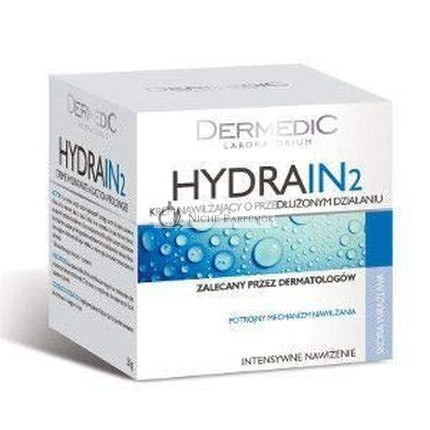 Dermedic Hydrain 2 Creme Langzeit-Hydratation für trockene Haut, 50 ml