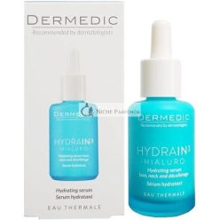   Prémium Hialuronsav Anti-Aging és Ránctalanító Szérum Arcra, Nyakra és Dekoltázsra 15% HA - Klinikai Erősség Termálvízzel, 15ml