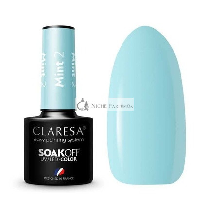 Claresa Mint UV Nagellack 5ml - 2 Stück