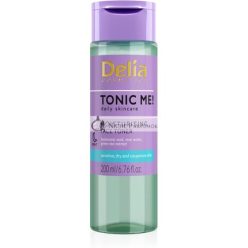   Delia Cosmetics Tonic Me Feuchtigkeitstonikum für empfindliche und trockene Haut mit Hyaluronsäure, Rosenblättern, Grünem Tee und Kamille Extrakt