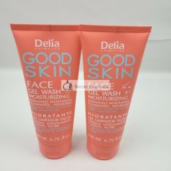   Delia Good Skin Hidratáló Arclemosó Gél Squalánnal és Mandula Olajjal 200ml, 2 db