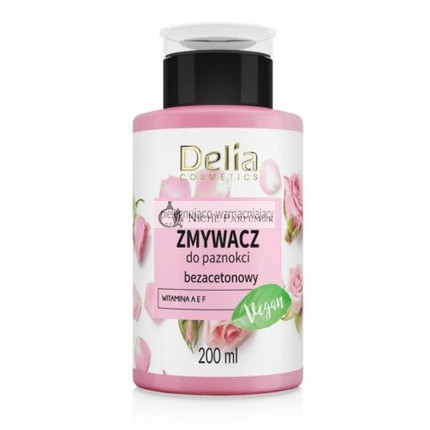 Delia Cosmetics Vegán Körömlakklemosó Acetonmentes Erősítő és Ápoló 200ml