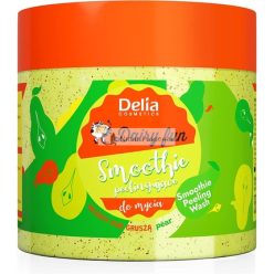   Delia Cosmetics Dairy Fun Körperpeeling Smoothie 350g - Peelt, Glättet, Befeuchtet, Nährt und Strafft mit Intensivem Birnenduft