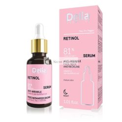   Delia Cosmetics Retinol Anti-Wrinkle Serum Érett Bőrre - 30ml