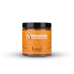   Hagi Natur Peeling mit Hanf- und Macadamianussöl 280 g - Veganes Hautpflegeprodukt