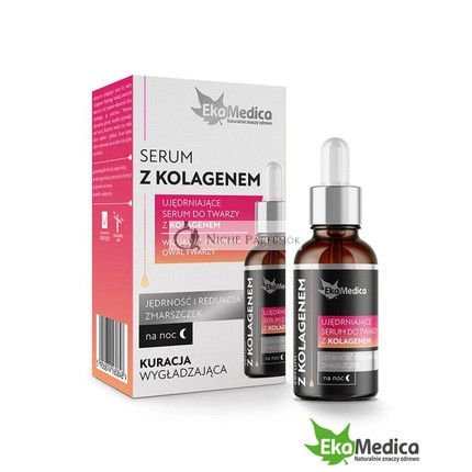 Gesichts-Nachtserum mit Kollagen/Hyaluronsäure/Vitamin C, 20ml