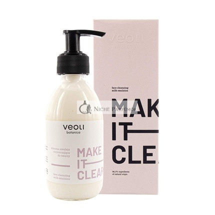Veoli Make it Clear Reinigungsmilch Gesichts-Emulsion 200ml für Alle Hauttypen