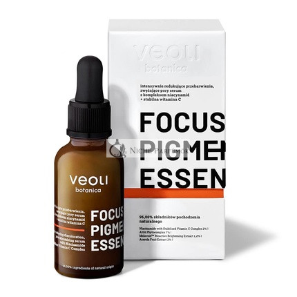 VEOLI BOTANICA Fókusz Pigmentációs Esszencia Niacinamid & C-vitamin Szérum