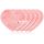 GLOV Herz-Pads Rosa Make-up Entferner