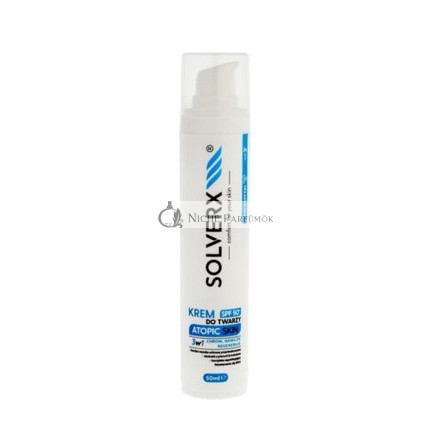 SOLVERX Atópiás Bőr Arckrém 3in1 SPF50+, 50ml