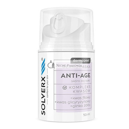 Solverx Dermopeel Anti-Age Maszk Érett Bőrre, 50ml