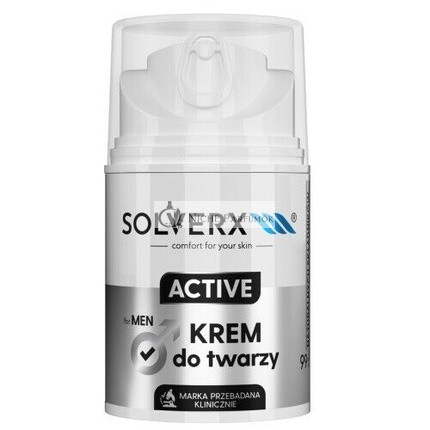 Aktív arckrém férfiaknak 50ml SOLVERX