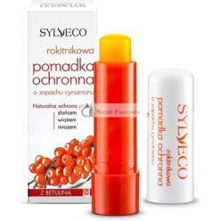   Sylveco Schützendender Lippenbalsam mit Sanddorn und Zimt-Aroma 4,6g