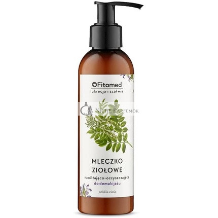 FITOMED Kräuterfeuchtigkeitsspendende und reinigende Milch Make-up Entferner mit Süßholz und Salbei, 200ml