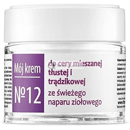 Fitomed My Cream No.12 Krém Kombinált Olajos és Pattanásos Bőrre, 50ml