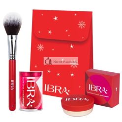Ibraset Transparentes Puder Mit Schwamm Und Pinsel - 12g