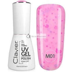   Clavier Luxus Köröm Hibrid UV Zselé Hibrid Körömlakk 001 - 10ml