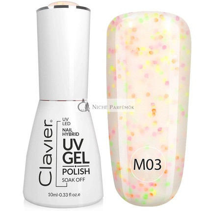 Clavier Luxury Nail Hybrid UV Gel Lakk 003, 10ml