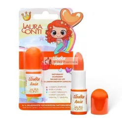   Laura Conti Ania Kinder Lippenbalsam Natürlicher Schutz Fruchtaroma Bonbon Geschmack 3.8g