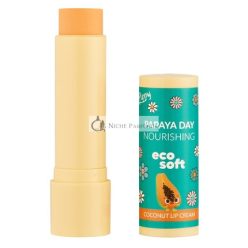 Ecosoft Lippy Day Kókusz Ajakkrém Papaya, 48g