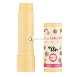 Ecosoft Lippy Tages Kokos Lippencreme Vanille Milch, 48 g