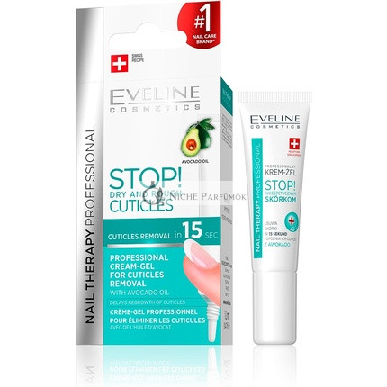 Eveline Cosmetics Professzionális Folyékony Kutikula Eltávolító 12ml Avokádó Olajjal