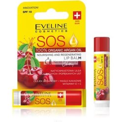   Eveline SOS Arganöl Nährendes und Regenerierendes Lippenbalsam SPF 10 Kirsche