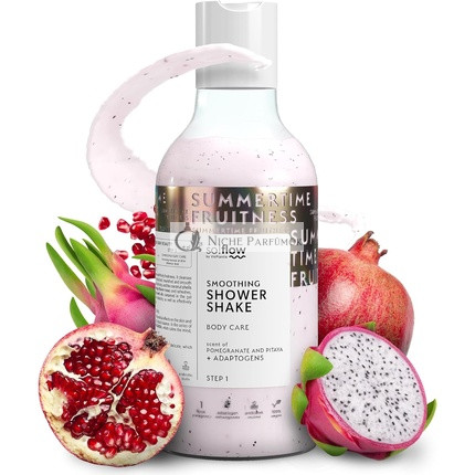 So!Flow Revitalizáló Peeling Shake Pithaja & Gránátalma Makadámia Olaj Fúzióval, Ragyogóan Megújult Bőrért
